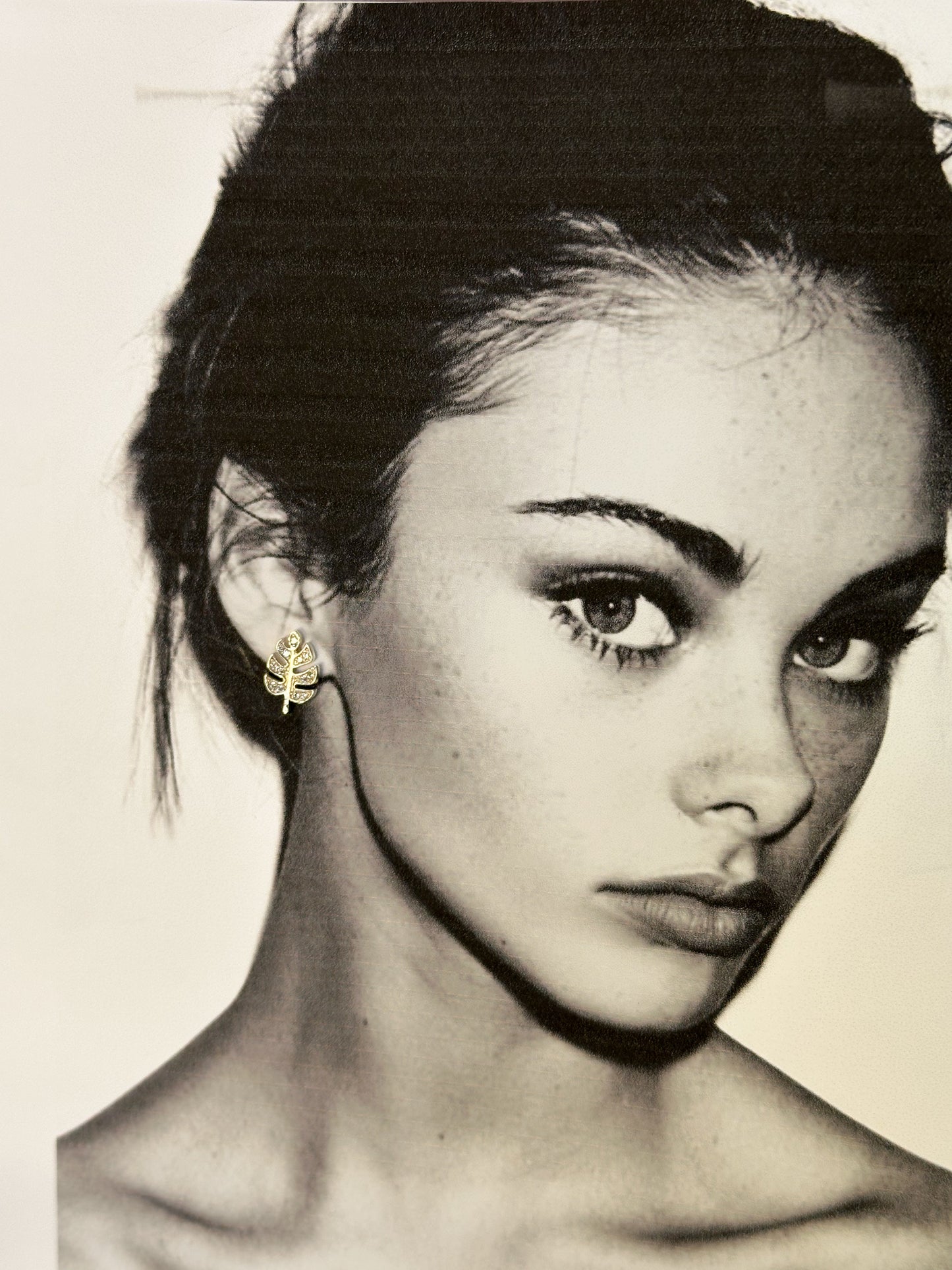 Aretes Hoja Tropical