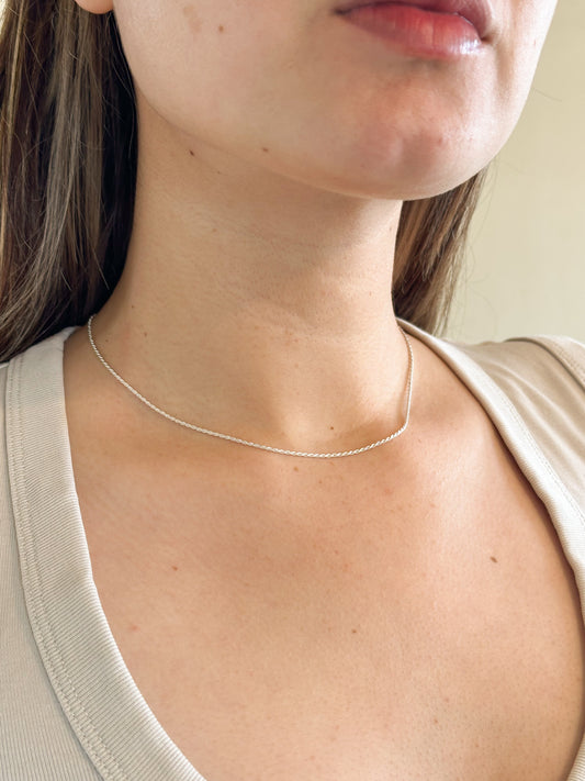 Cadena Lazo de Plata