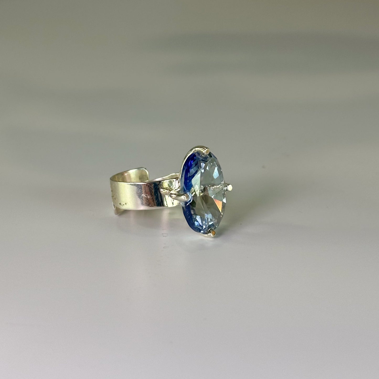 Anillo Aurora azul