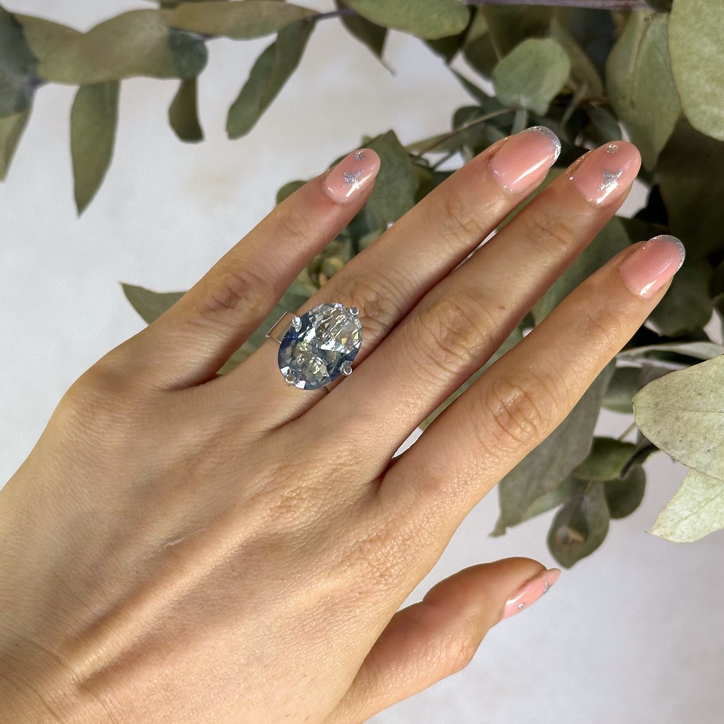 Anillo Aurora azul