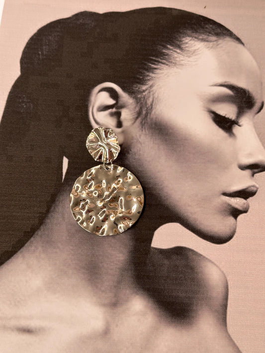 Aretes doble luna