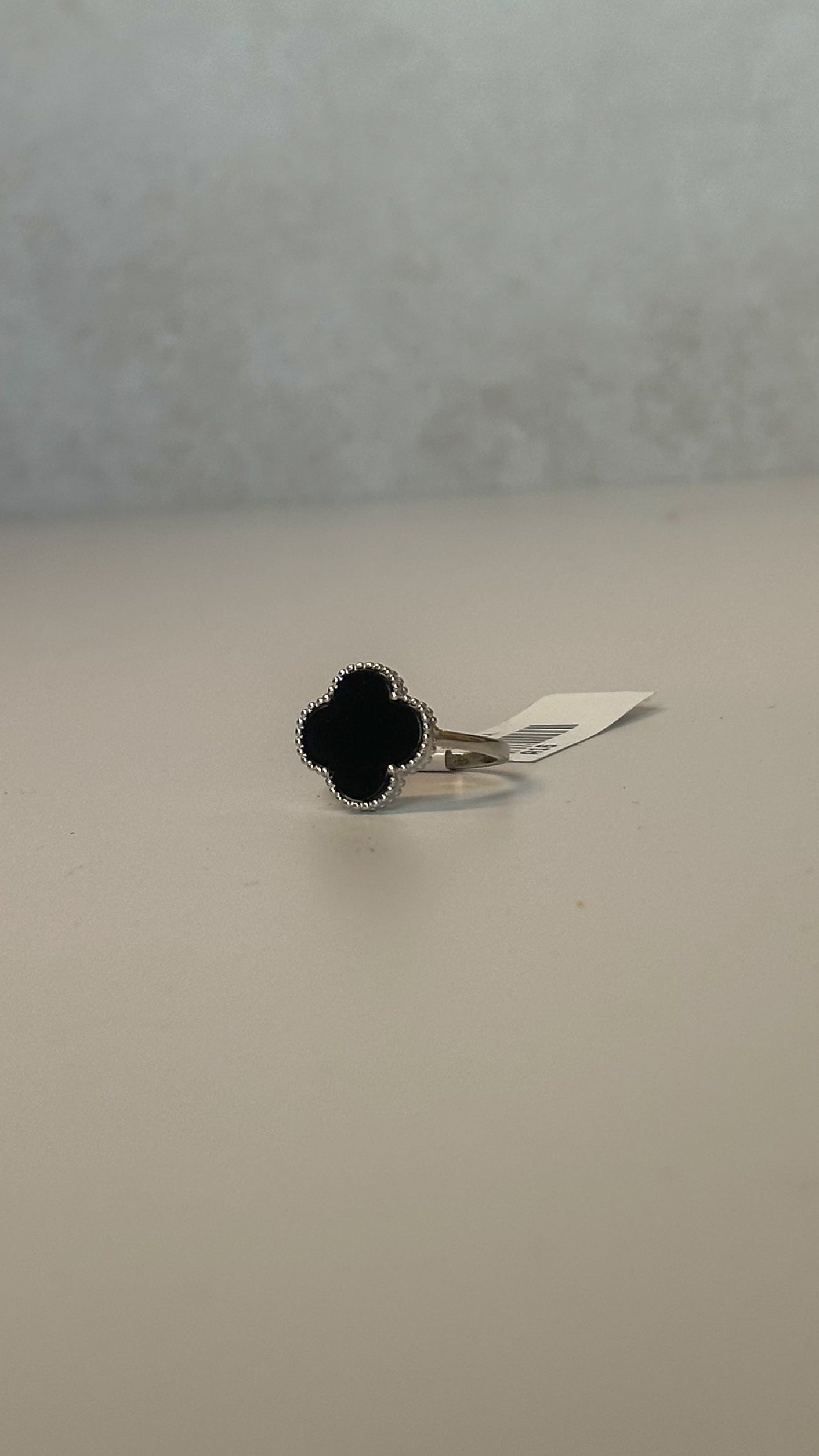 Anillo Trébol Negro