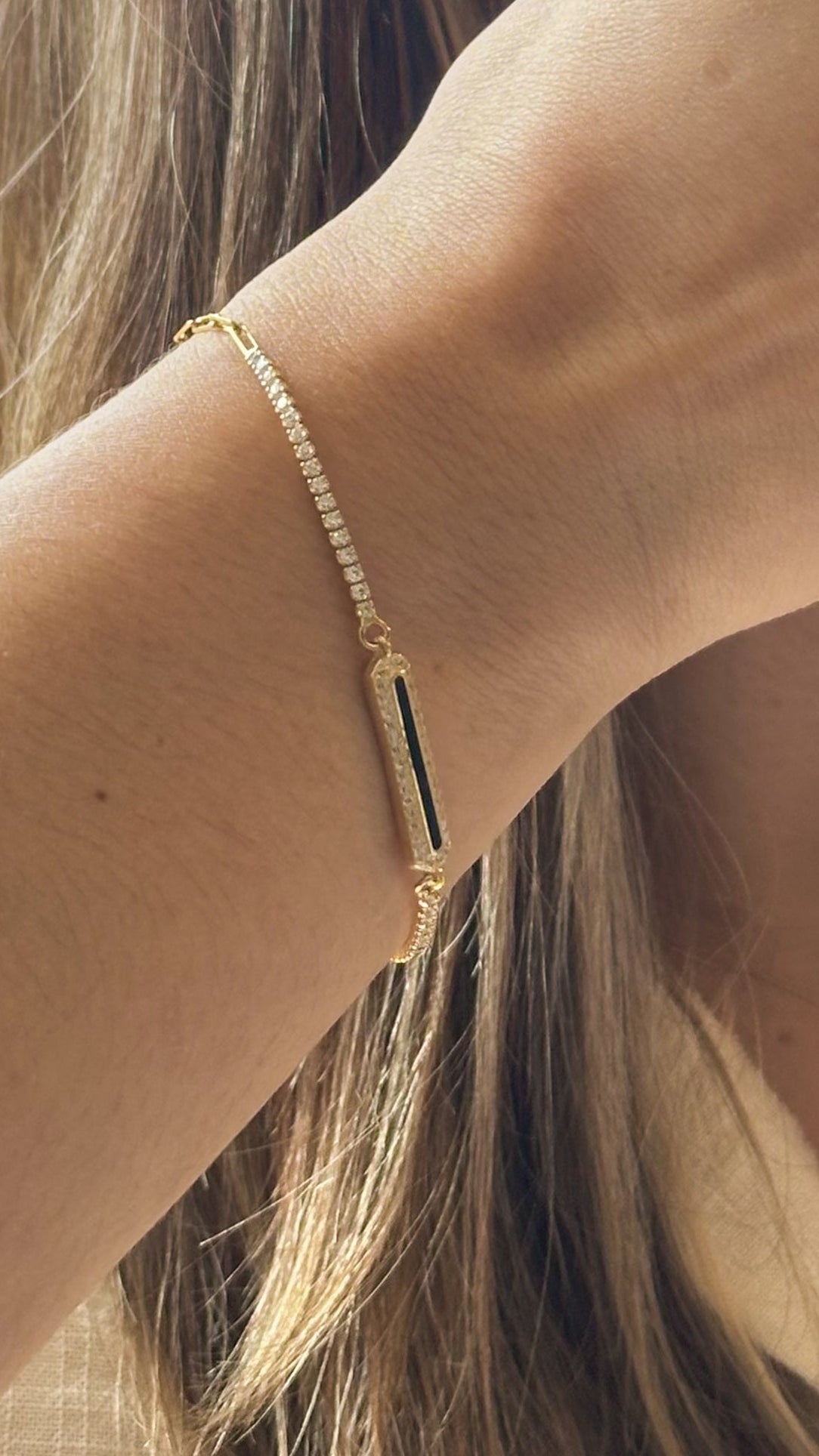 Pulsera Baguette Onix