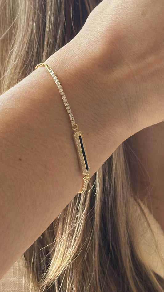 Pulsera Baguette Onix