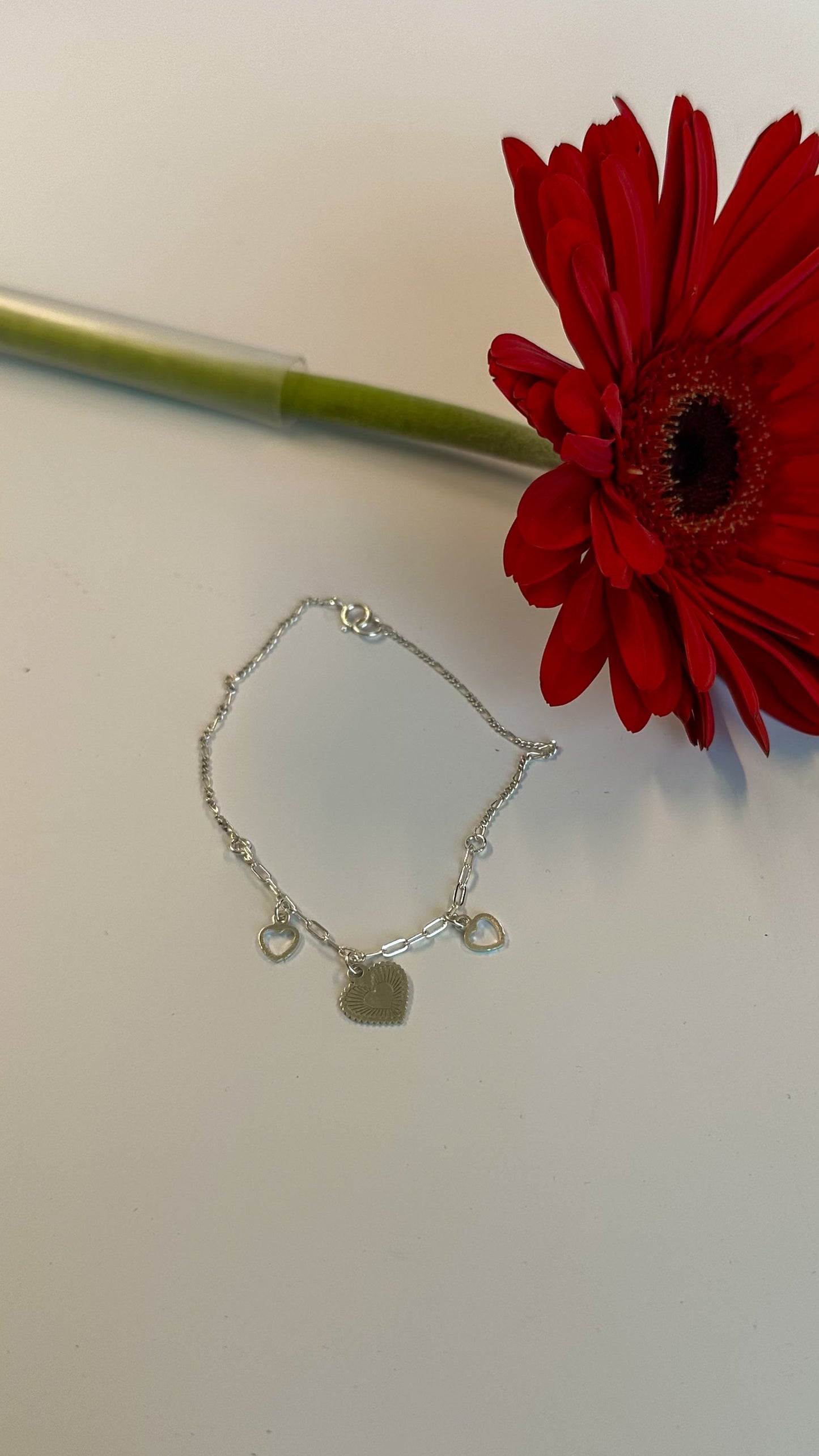 Pulsera dijes corazón